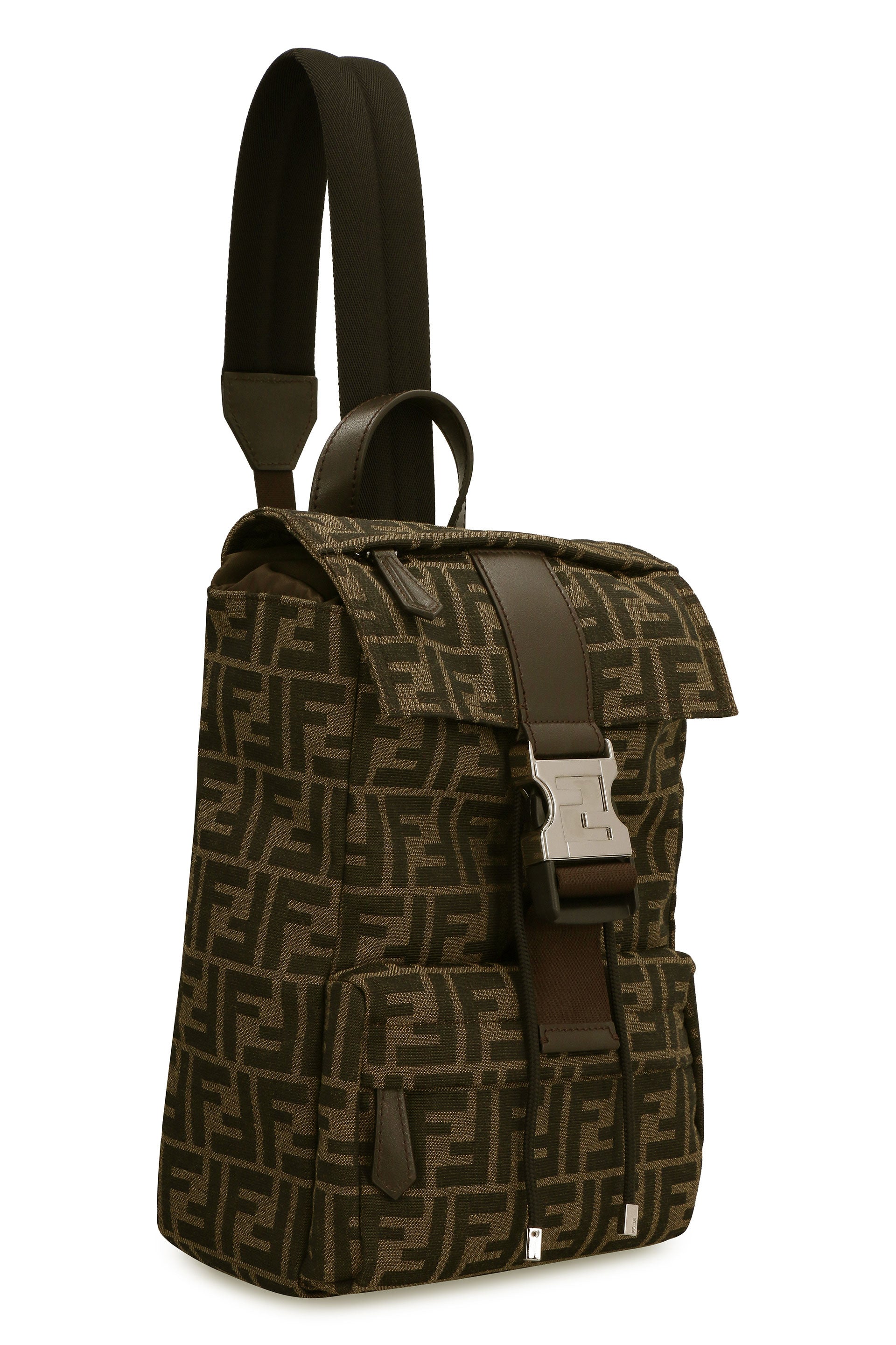 FENDI Men's Mini Jacquard Handbag - FW23 Collection