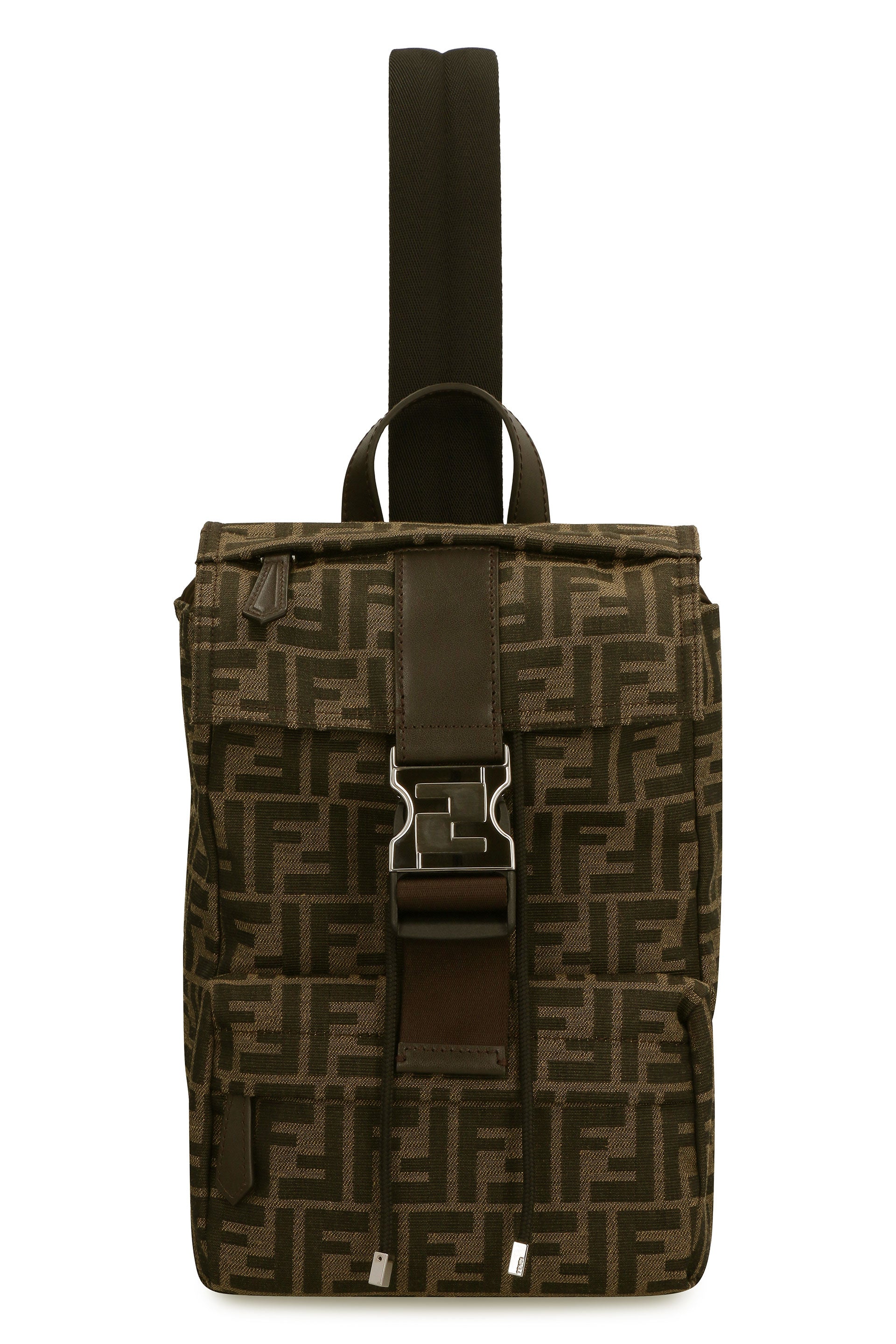 FENDI Men's Mini Jacquard Handbag - FW23 Collection