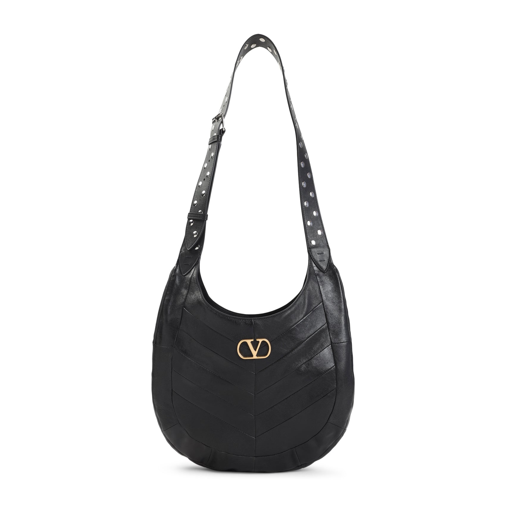 VALENTINO GARAVANI Hobo Handbag - Luxurious Lambskin Shoulder Bag
