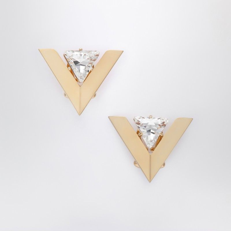 VALENTINO GARAVANI Crystal Metal Mini Earrings