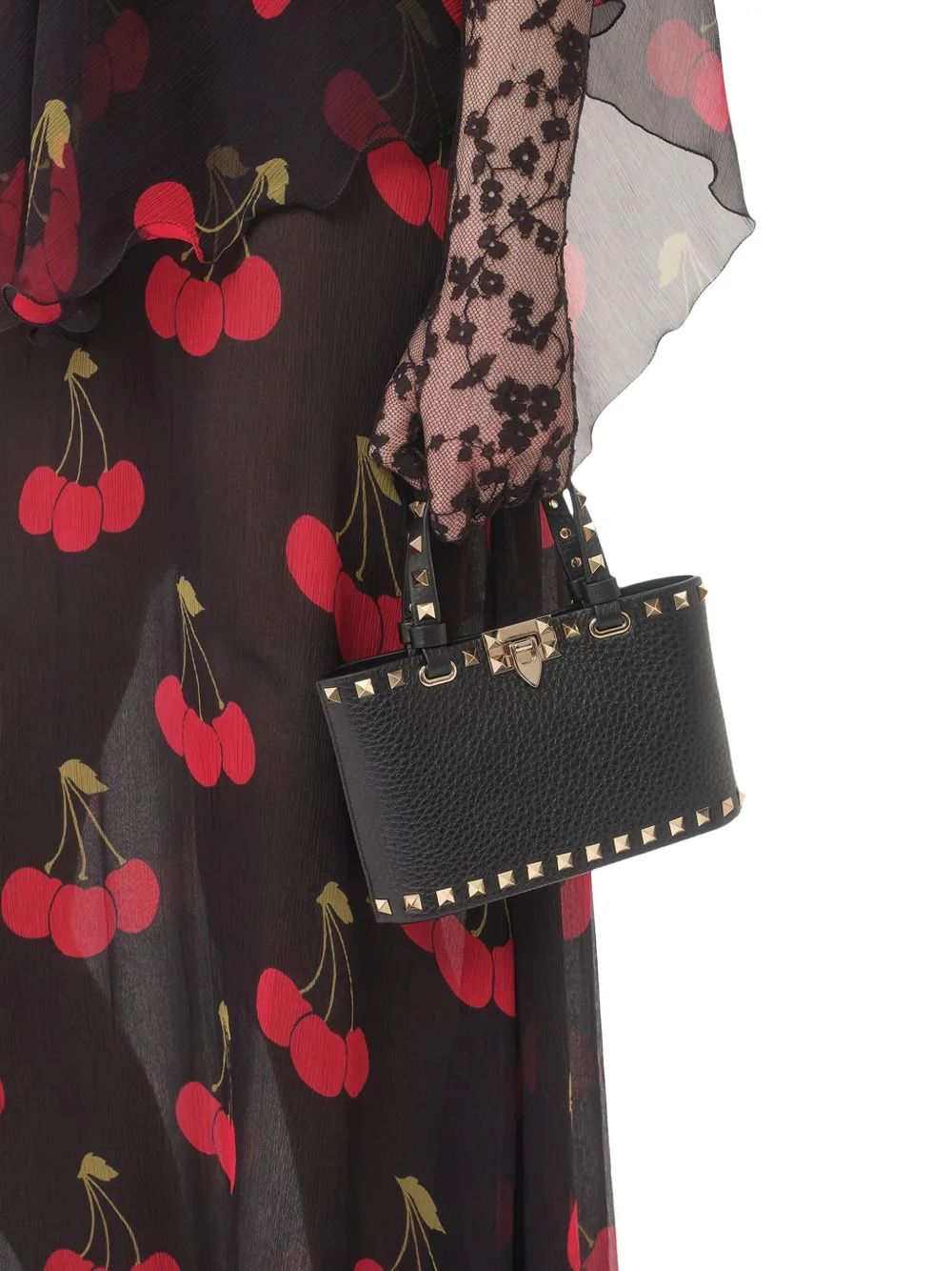 VALENTINO Mini Handbag with Signature Studded Accents