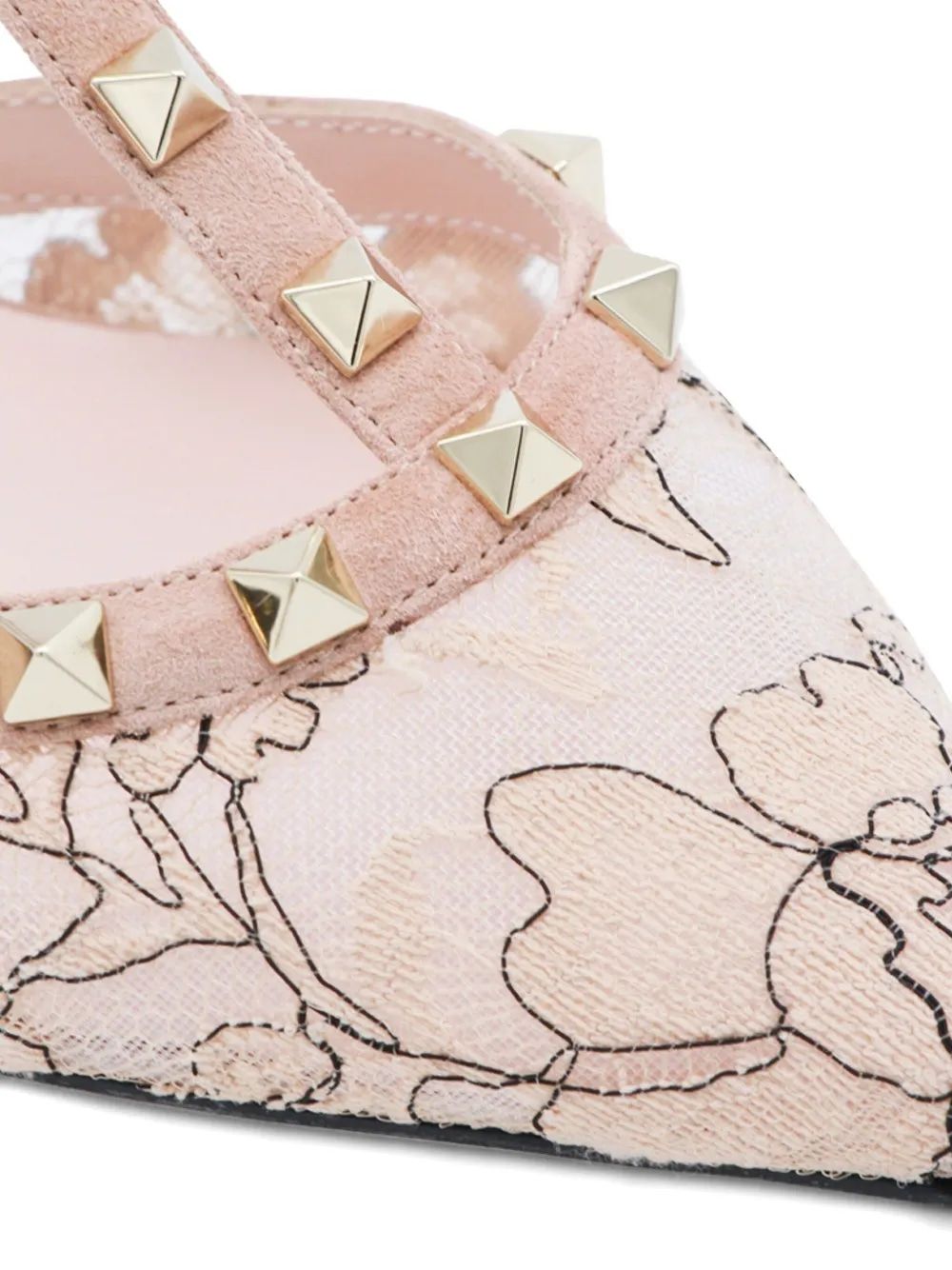 VALENTINO Ankle Strap Rockstud Pumps | T. 65