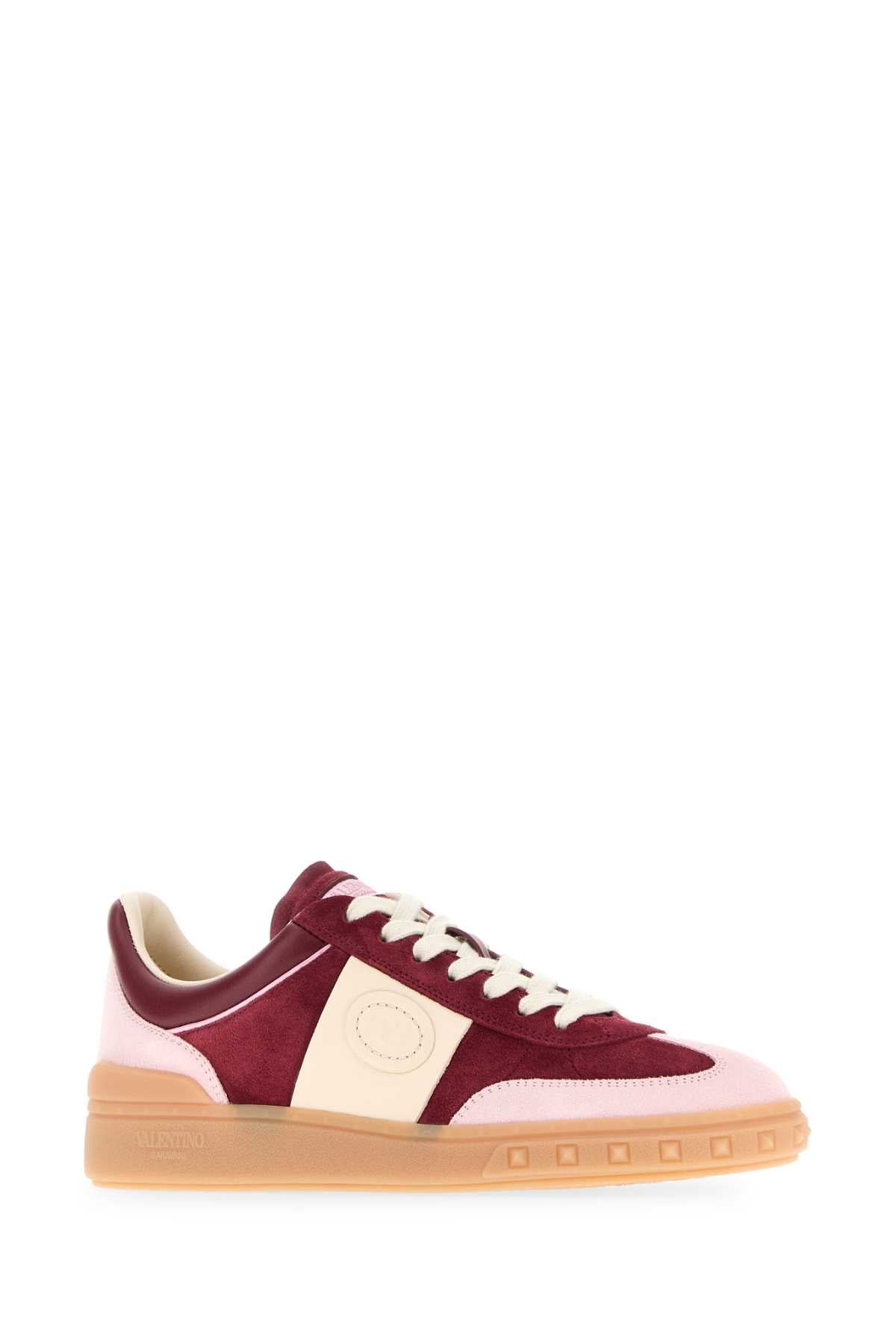 VALENTINO WOMEN'S SPLIT CALF LEATHER SNEAKERS