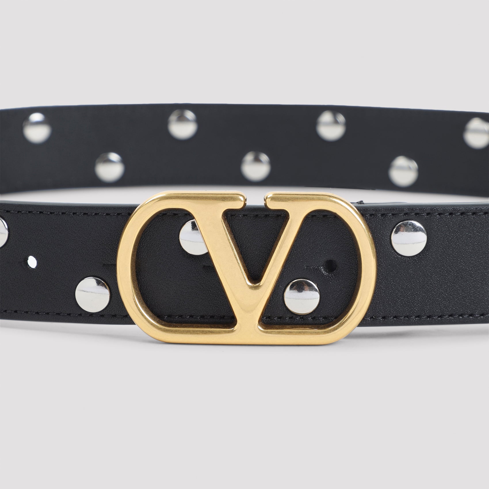 VALENTINO GARAVANI Buckle Leather Belt
