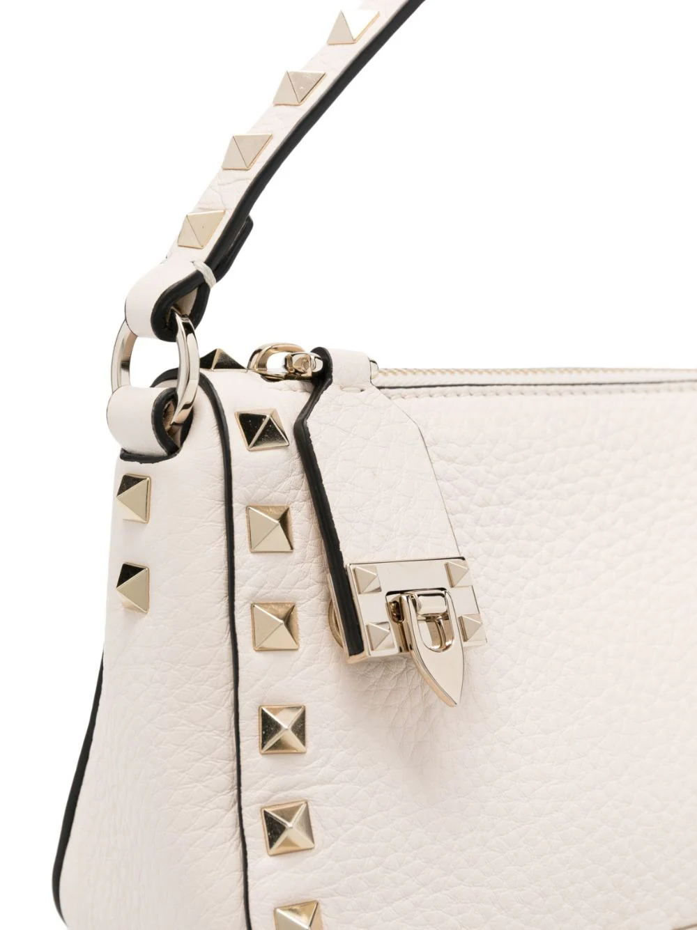 VALENTINO GARAVANI Mini Grained Calfskin Shoulder Handbag