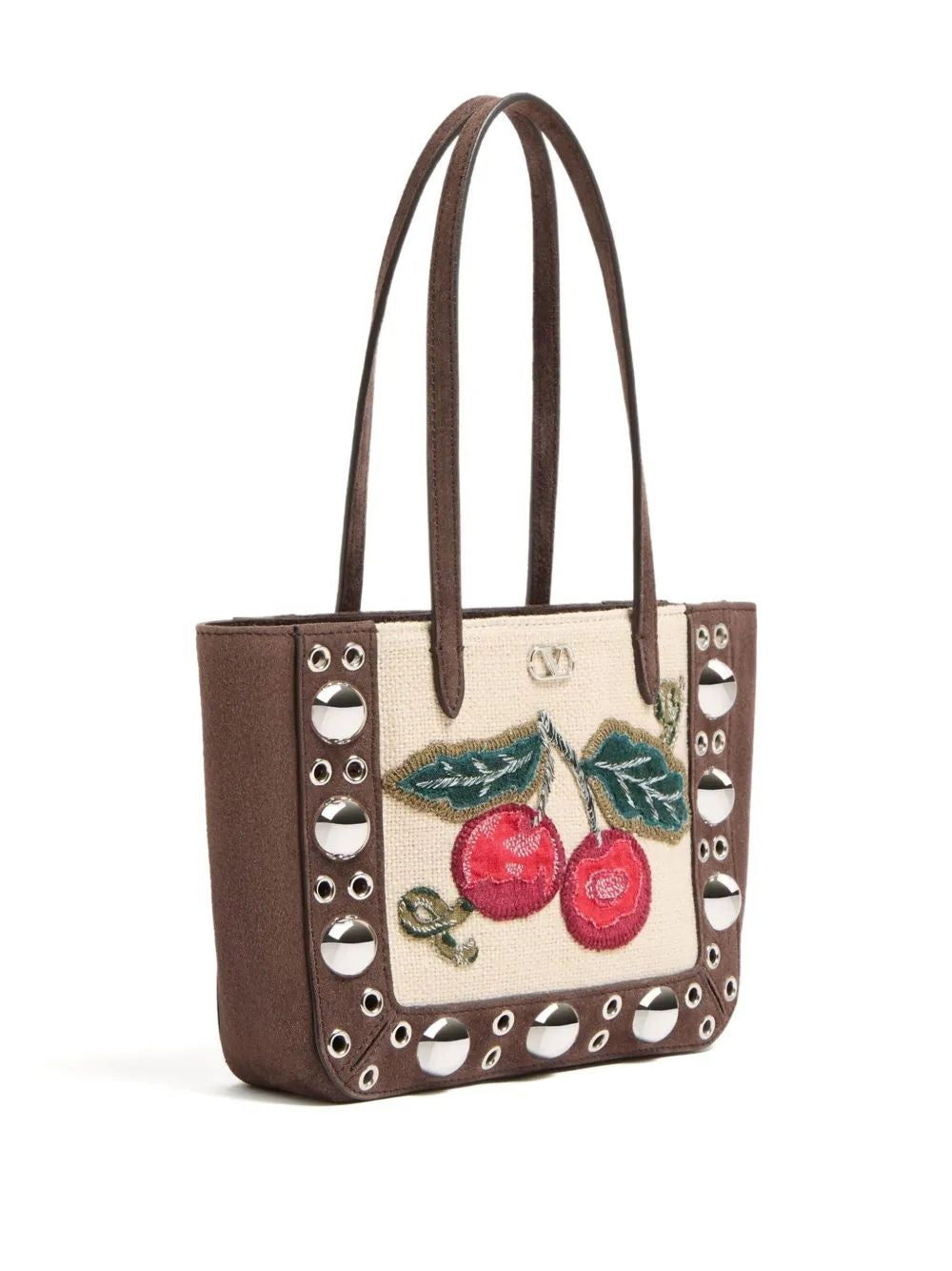 VALENTINO GARAVANI Mini Suede Tote Handbag
