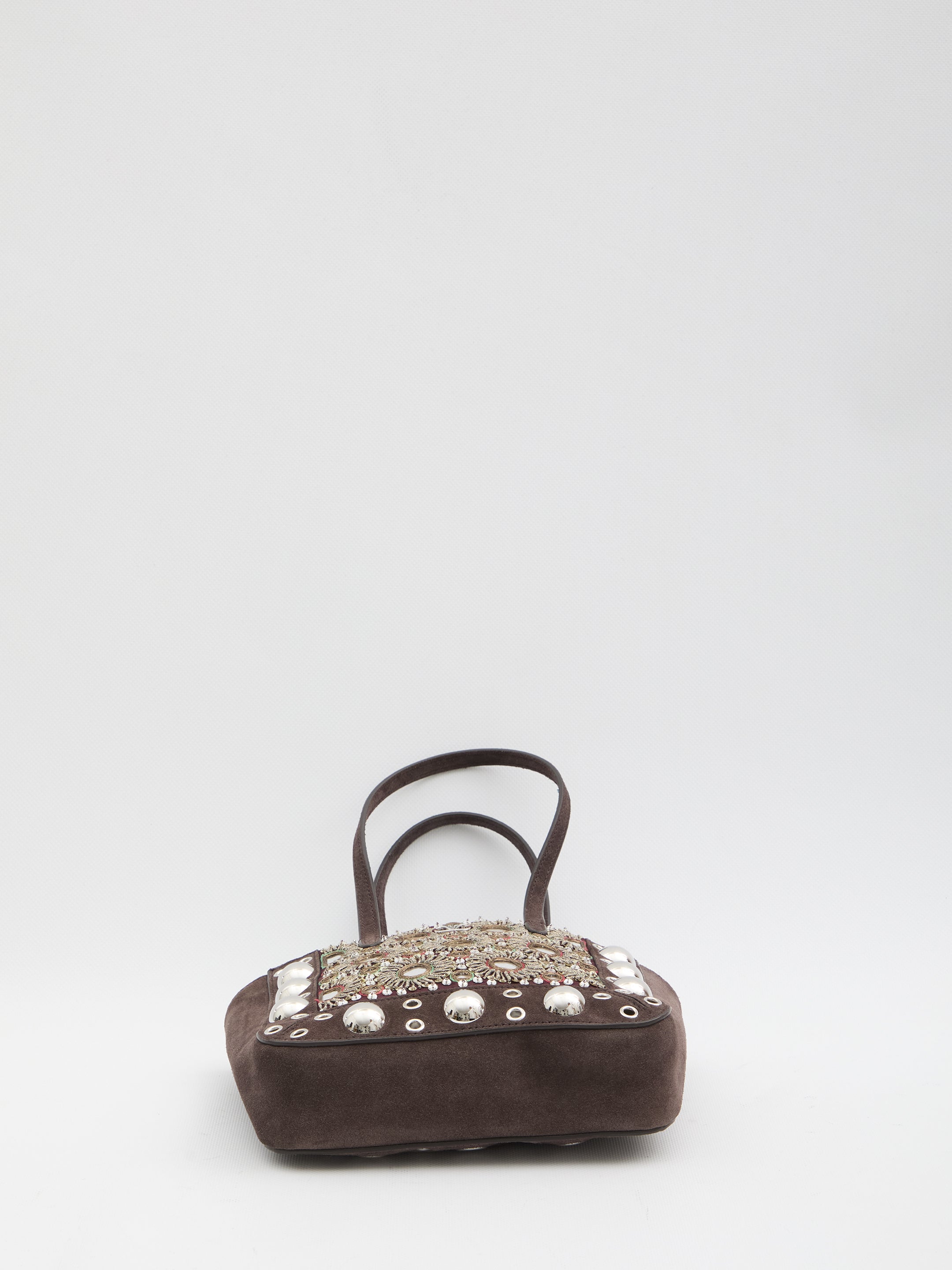 VALENTINO GARAVANI Mini Handbag with Spherical Studs and Rivets - FW25