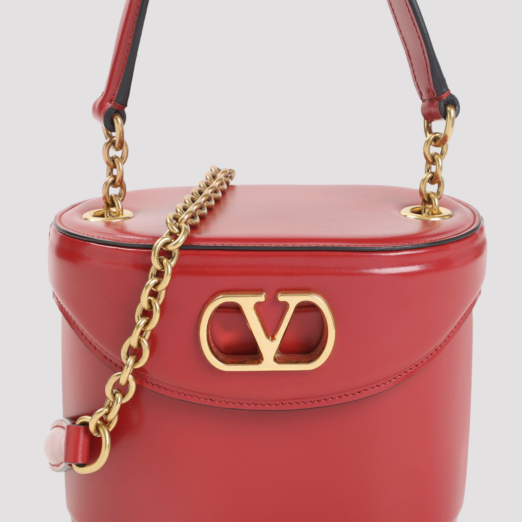 VALENTINO GARAVANI Mini Vanity-Case Bucket Handbag
