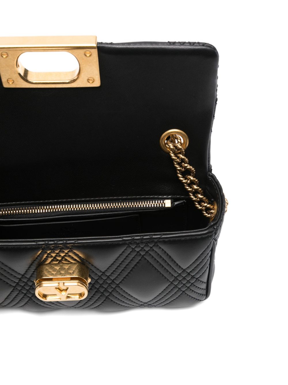 VALENTINO GARAVANI Mini Handbag with Gold Logo