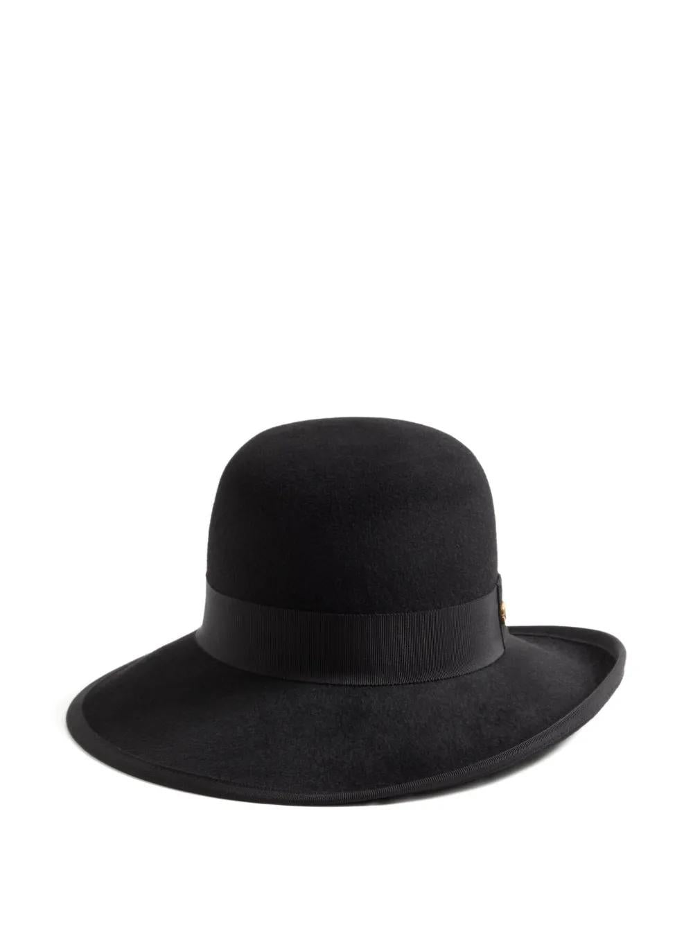 VALENTINO Wide-Brimmed Felt Hat