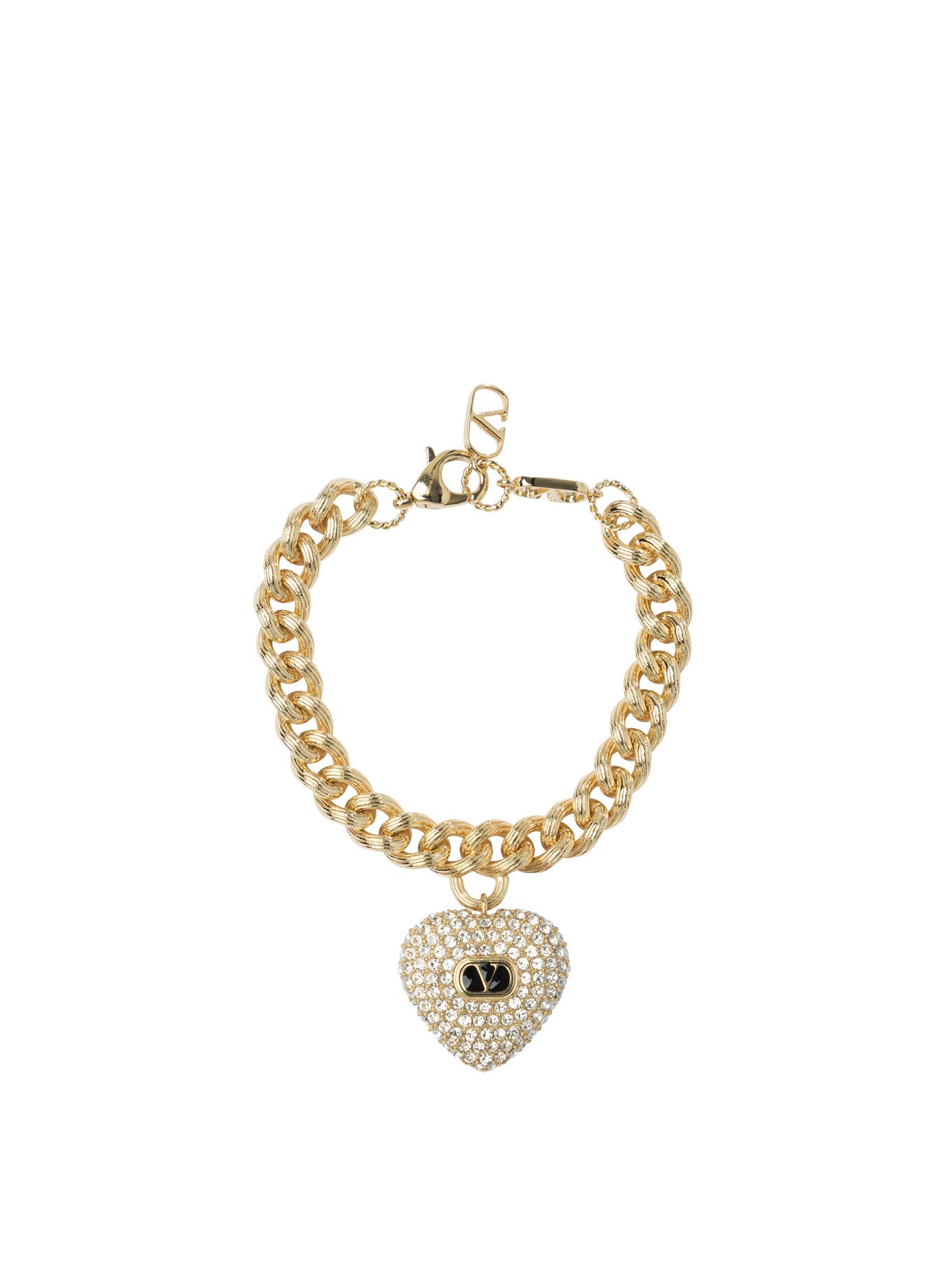 VALENTINO GARAVANI Mini Coeur Royal Bracelet with Swarovski Crystals (Adjustable 16-19 cm)