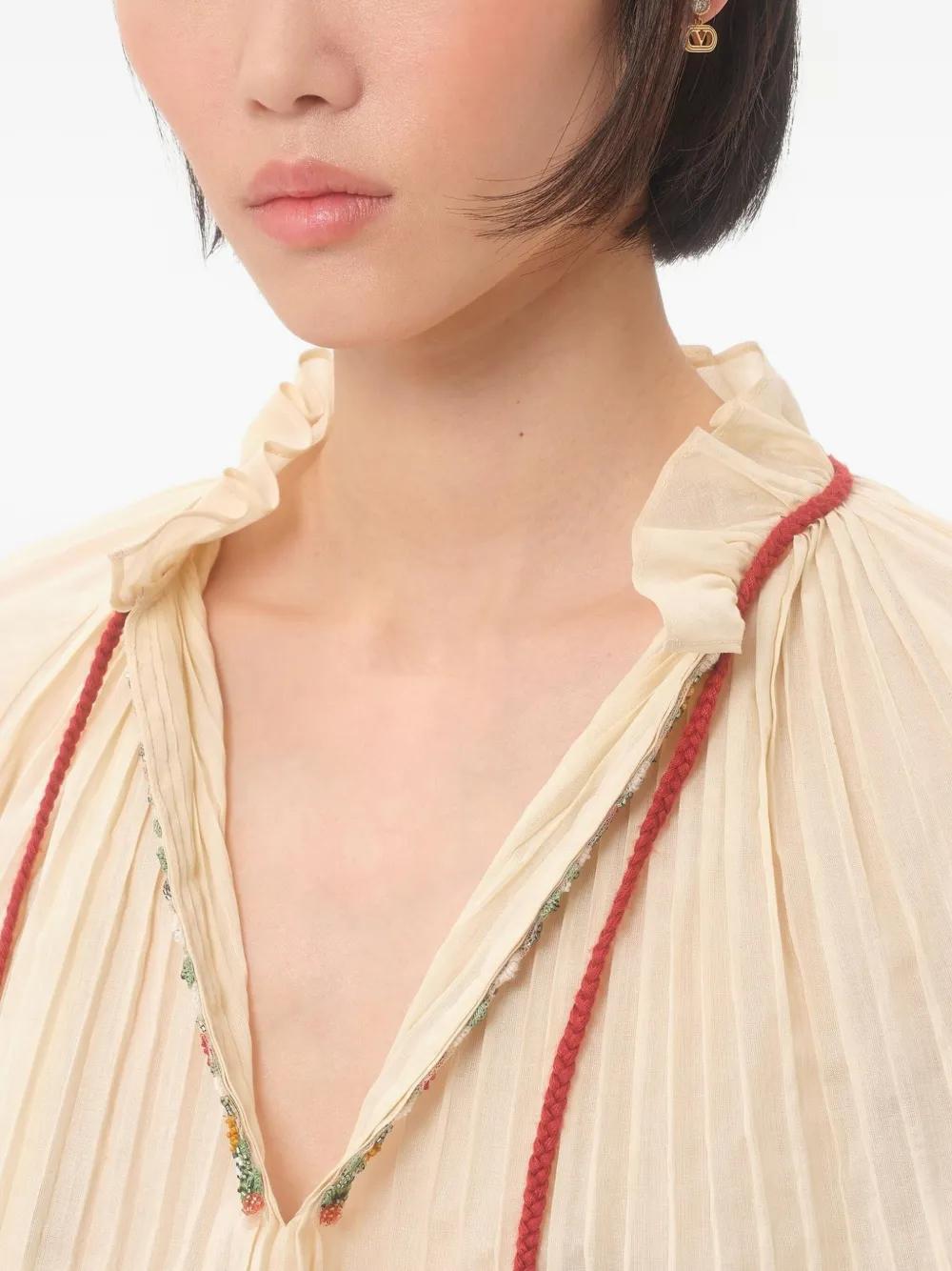 VALENTINO GARAVANI Gold Ovalette Earrings with Swarovski Crystals