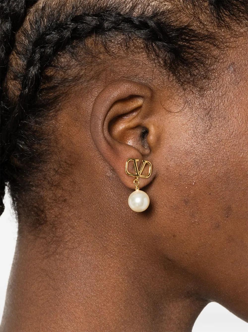 VALENTINO GARAVANI Signature Metal Earrings - 2.5 cm