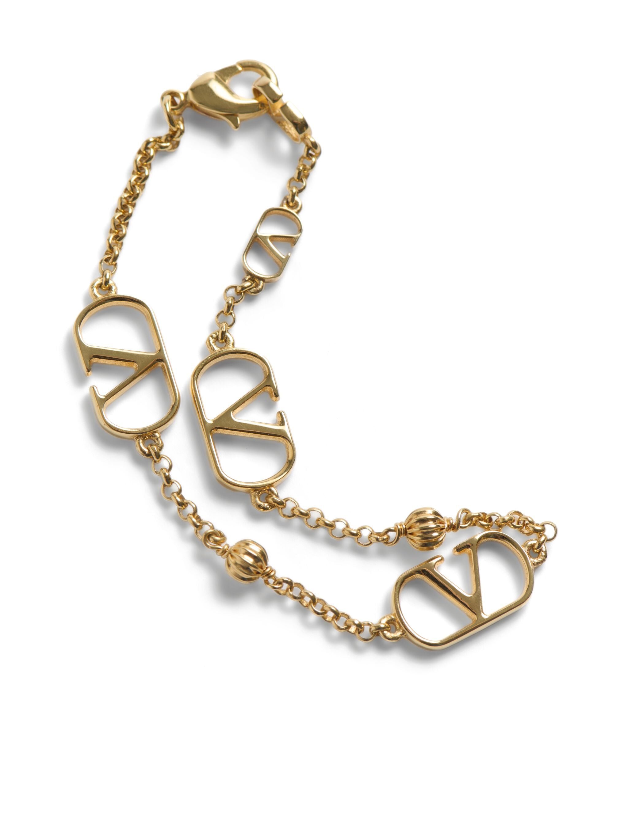 VALENTINO GARAVANI Vlogo Signature Metal Bracelet - 15x9 mm