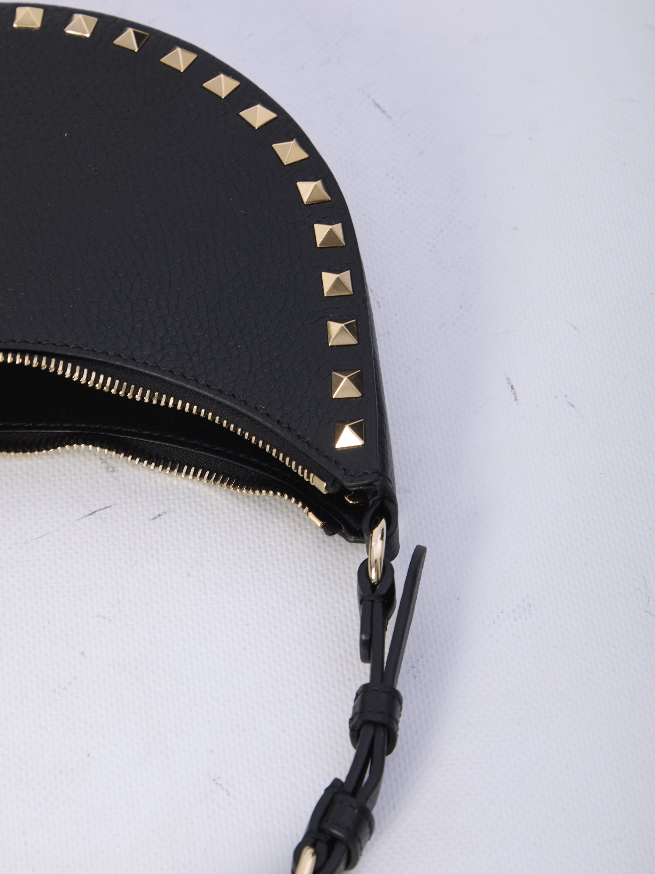 VALENTINO GARAVANI Mini Rockstud Hobo Handbag - Statement Accessory for Any Occasion