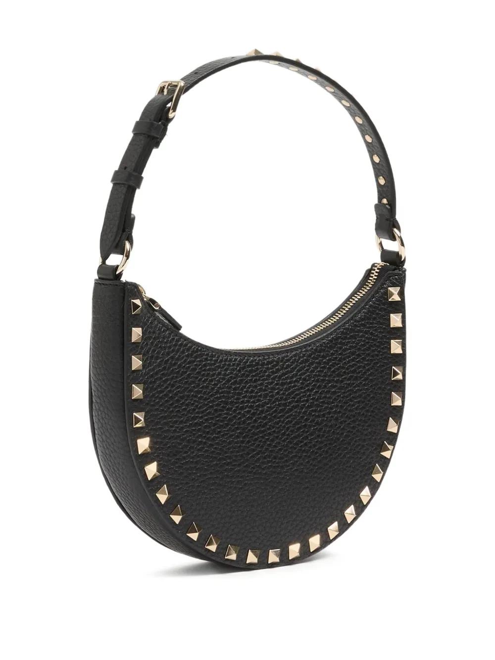 VALENTINO GARAVANI Mini Rockstud Hobo Handbag - Statement Accessory for Any Occasion