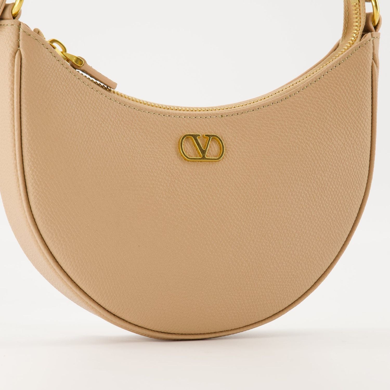 VALENTINO Mini Hobo Handbag with Signature Detail