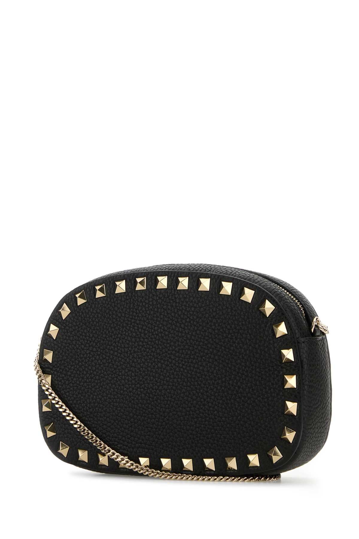 VALENTINO GARAVANI Mini Shoulder Handbag with Platinum-Finish Studs