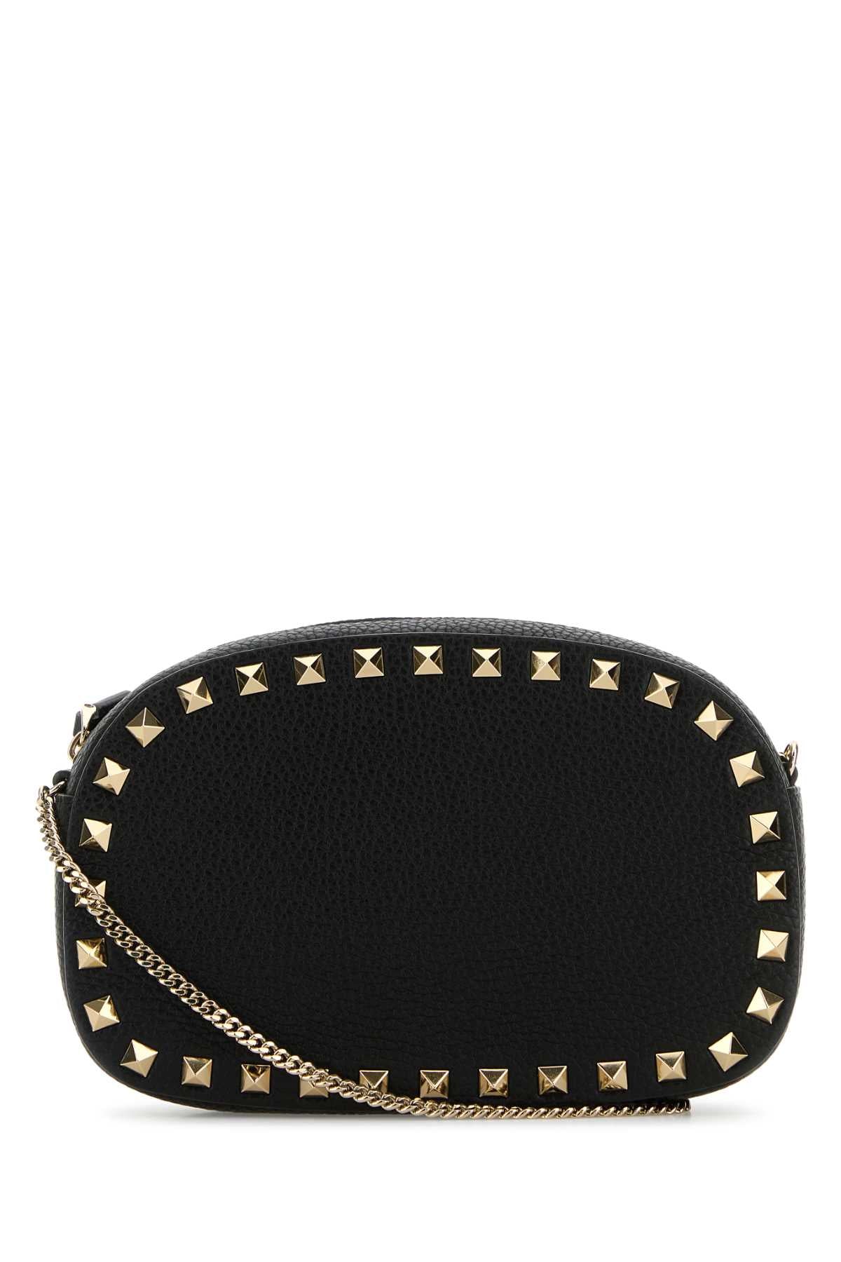 VALENTINO GARAVANI Mini Shoulder Handbag with Platinum-Finish Studs