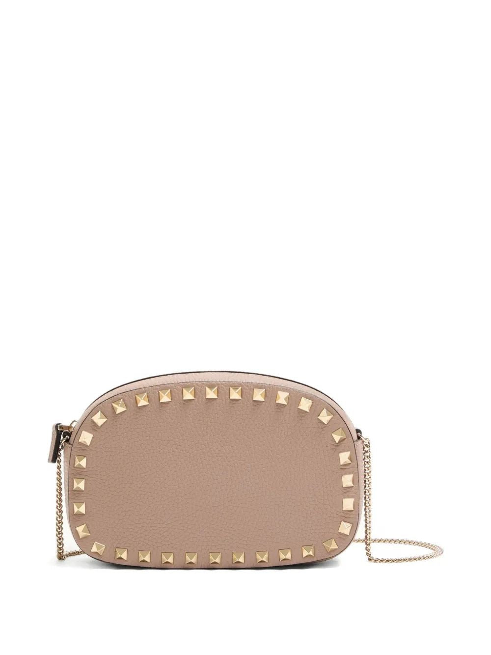 VALENTINO GARAVANI Mini Shoulder Handbag with Platinum Finish Studs