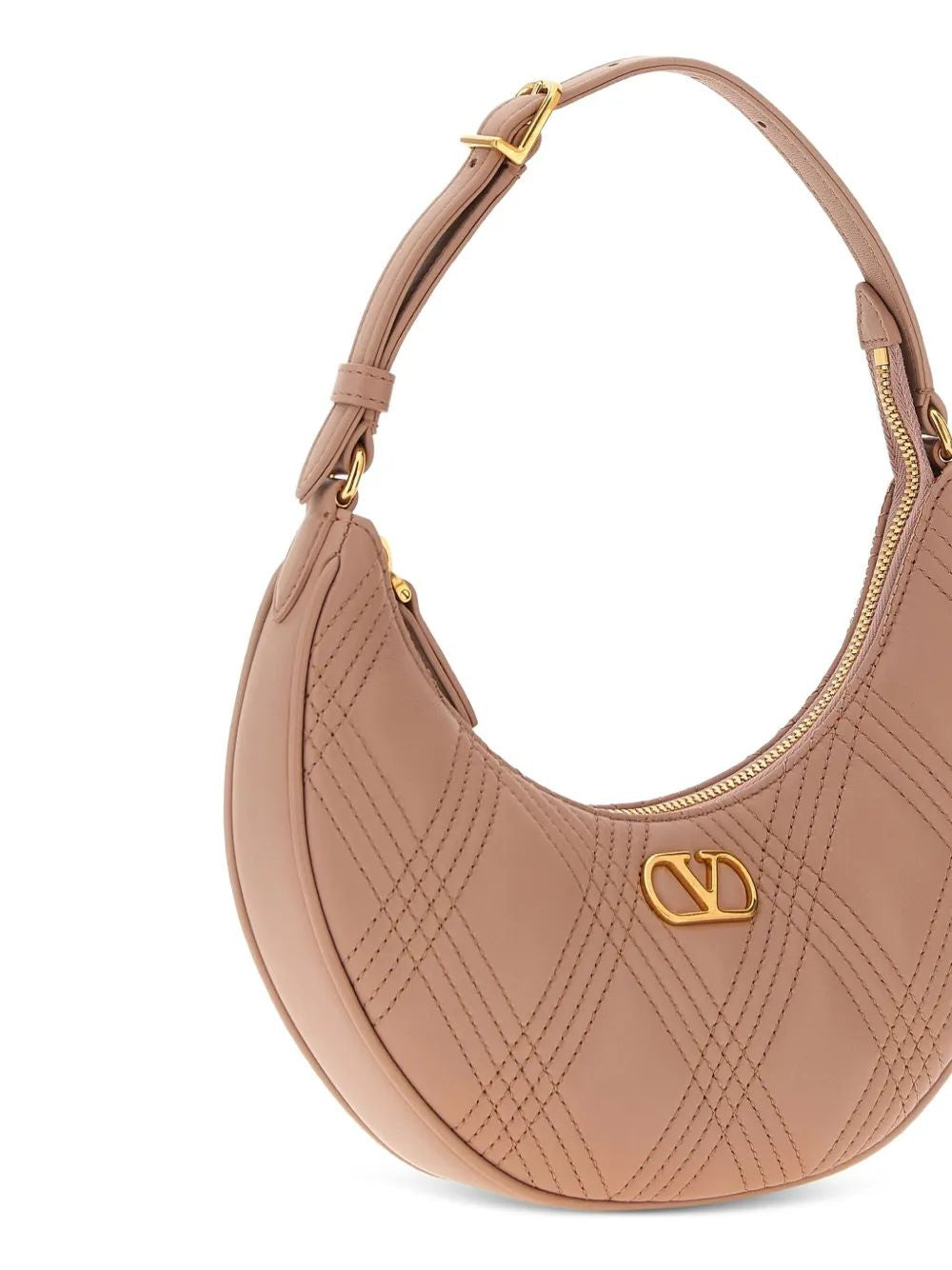 VALENTINO Mini Quilted Hobo Handbag
