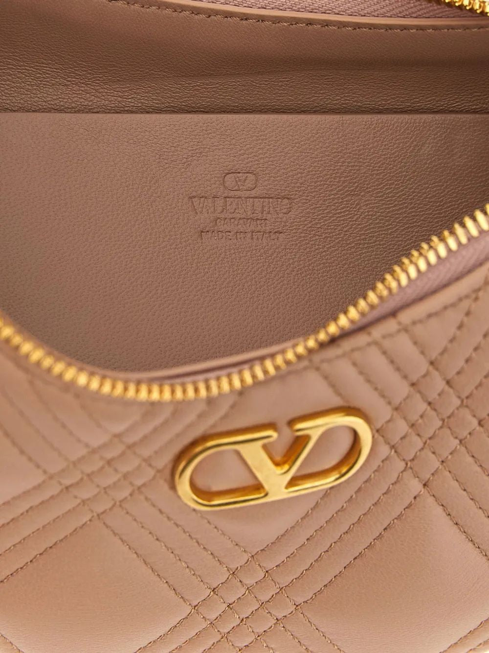 VALENTINO Mini Quilted Hobo Handbag