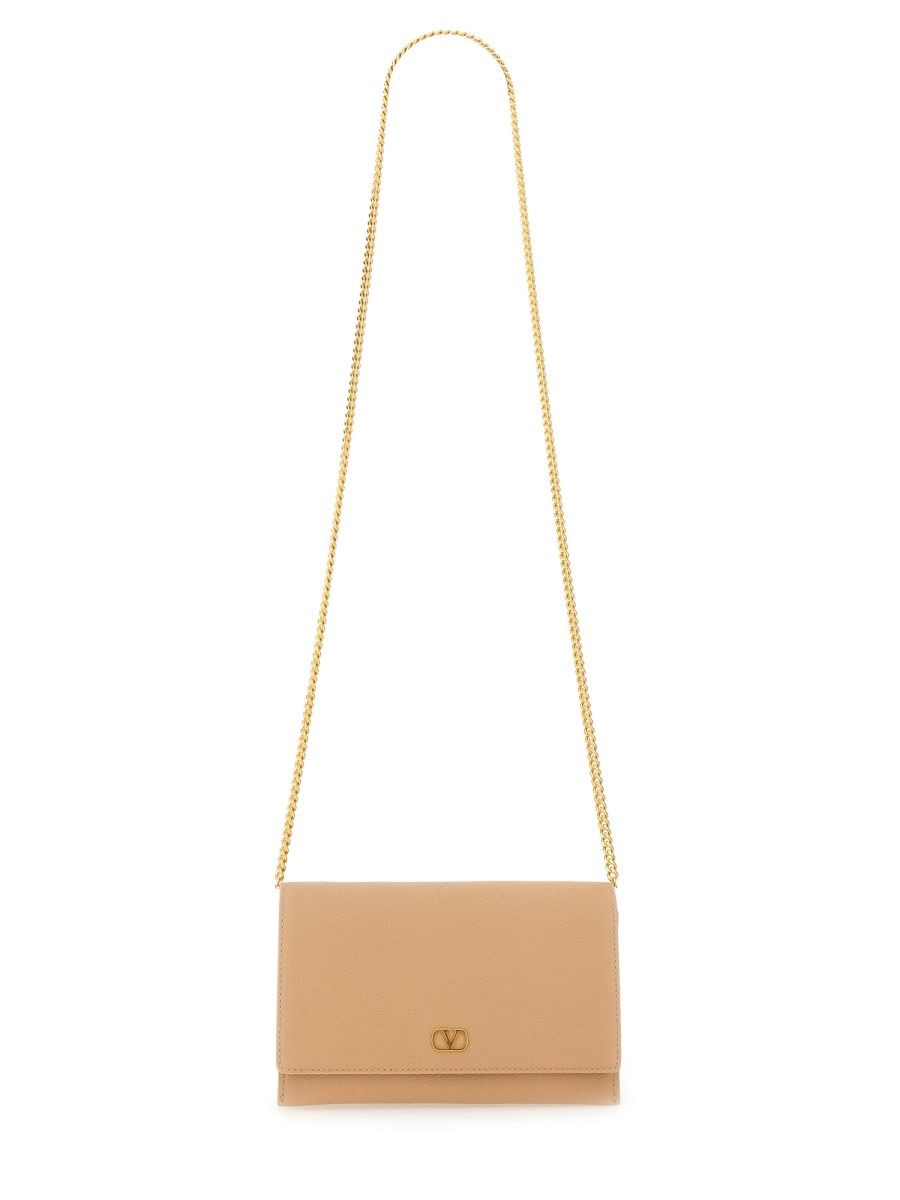 VALENTINO GARAVANI Mini Logo Signature Chain Wallet