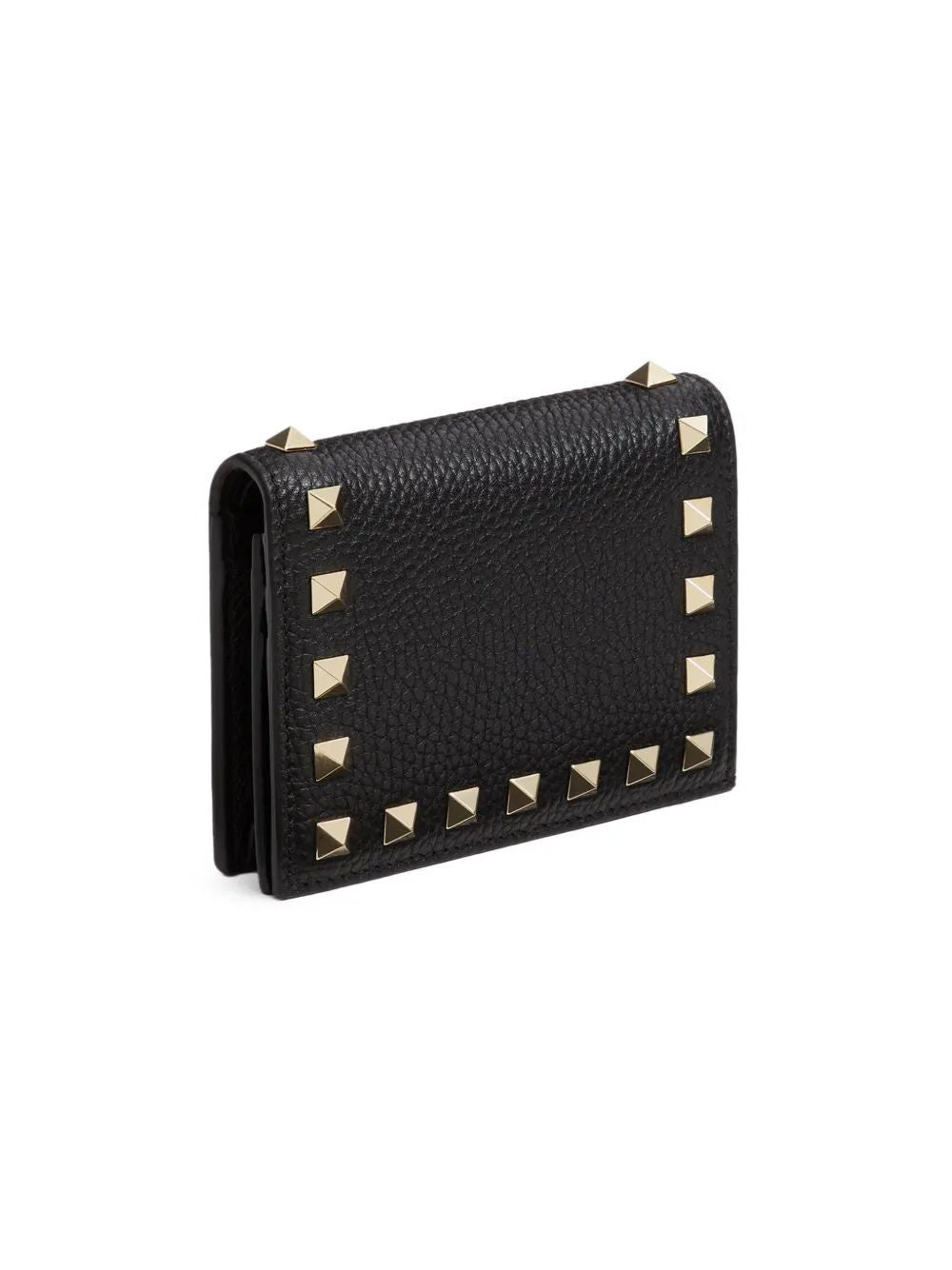 VALENTINO Mini Flap French Wallet with Rockstud Detail