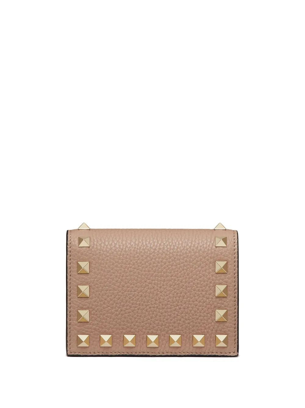VALENTINO Mini Flap French Wallet with Rockstud Design