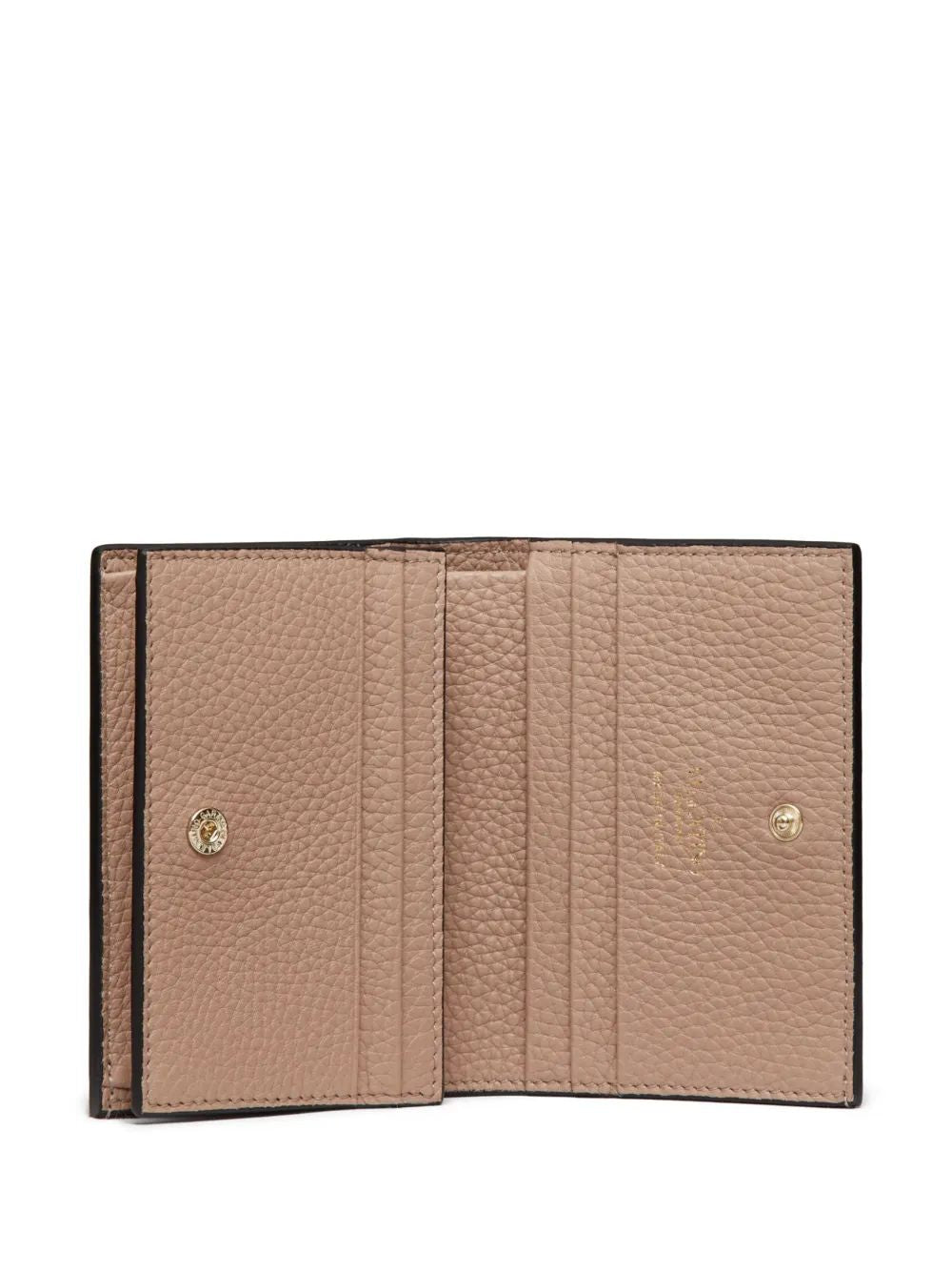 VALENTINO Mini Flap French Wallet with Rockstud Design