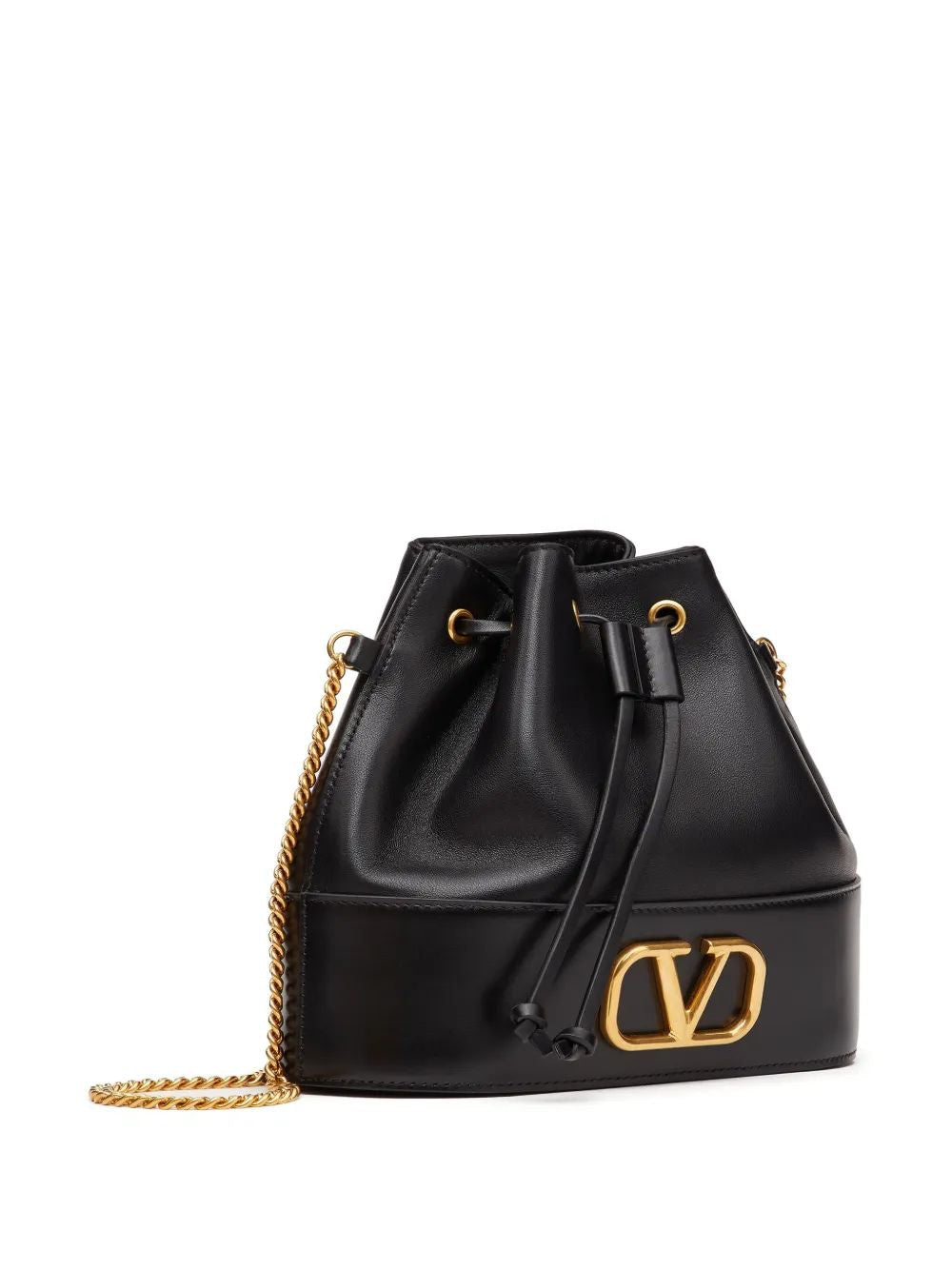 VALENTINO Mini Drawstring Vlogo Signature Handbag