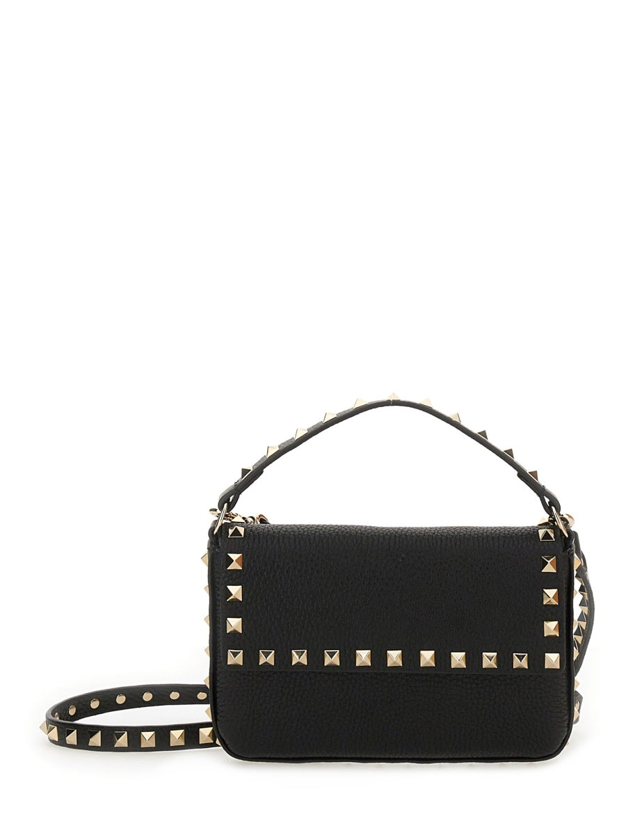 VALENTINO GARAVANI Mini Leather Handbag with Studded Strap