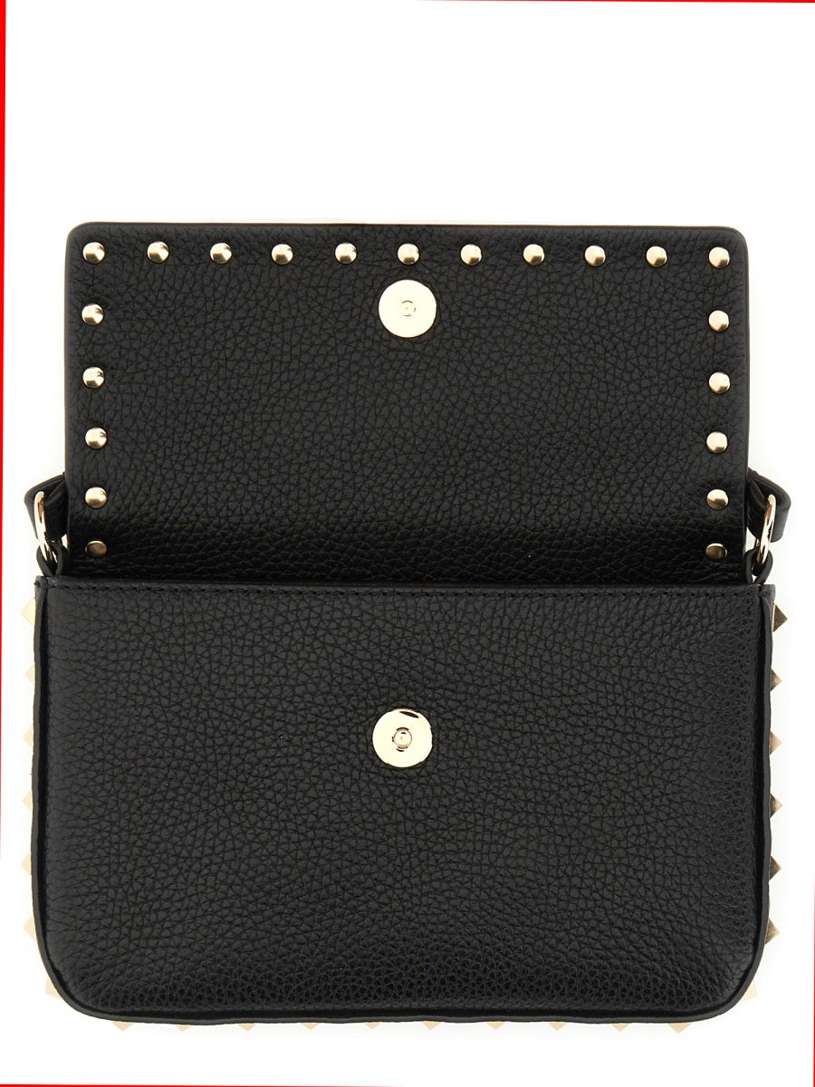 VALENTINO GARAVANI Mini Leather Handbag with Studded Strap