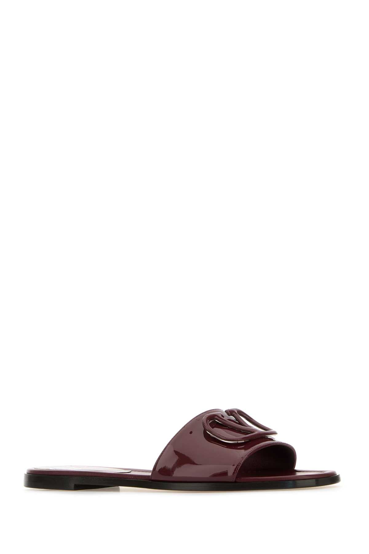 VALENTINO GARAVANI Leather VLogo Signature Slippers for Women