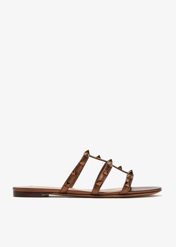 VALENTINO Rockstud Slide Sandals - Women’s