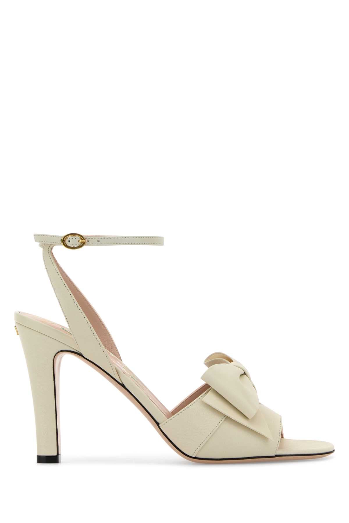 VALENTINO GARAVANI Elegant Leather Bow Sandals for Women