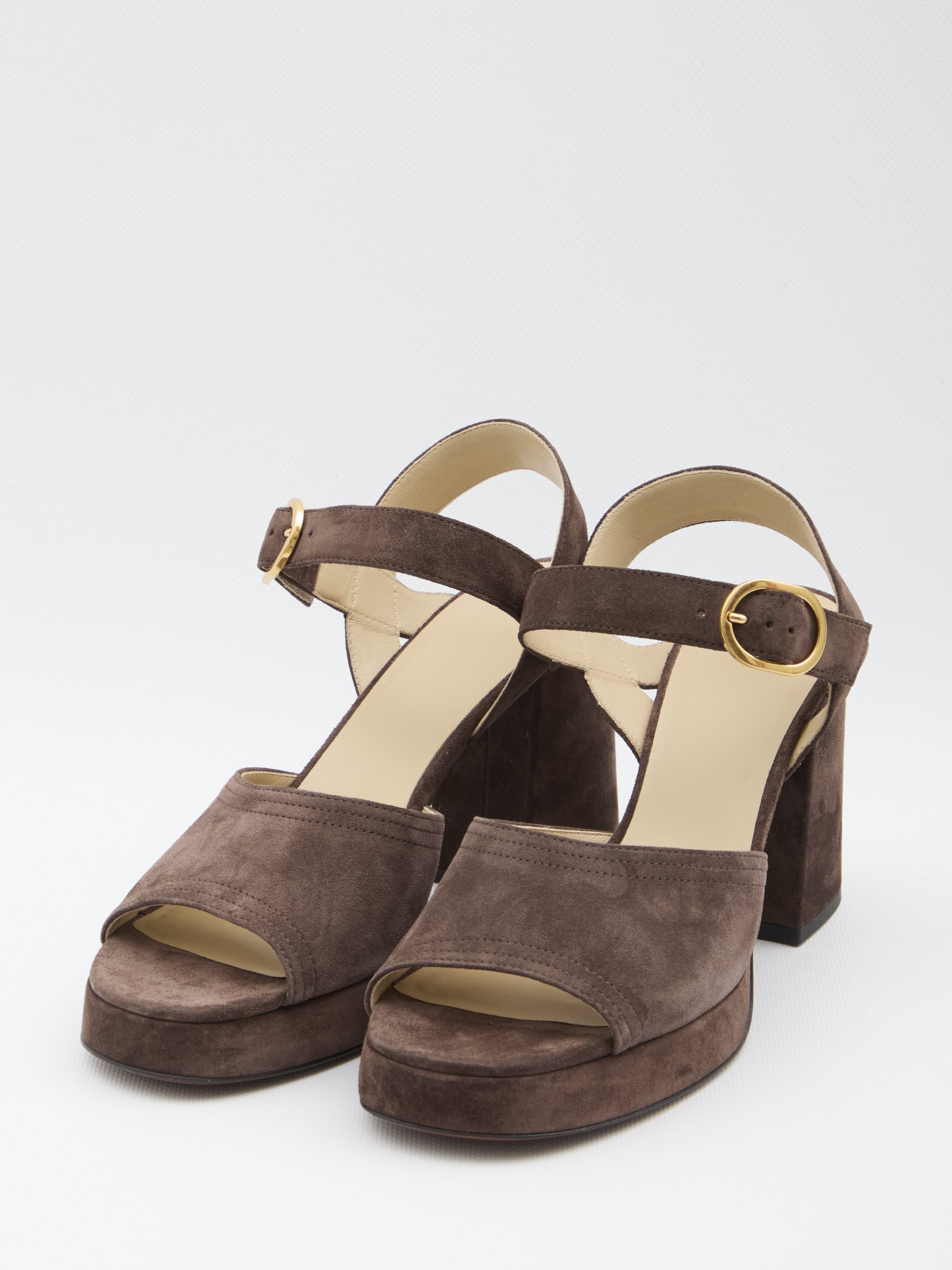 VALENTINO GARAVANI Platform Sandals with Adjustable Strap and Block Heel