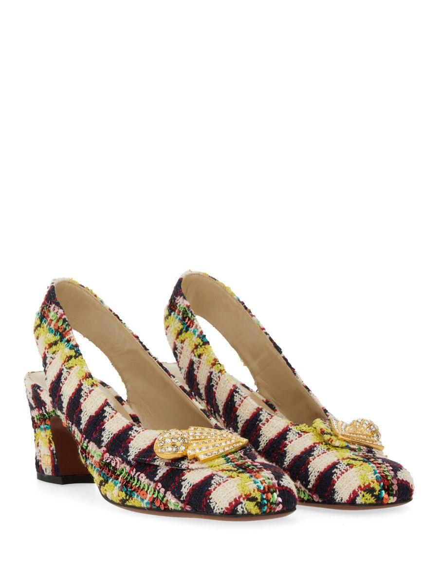 VALENTINO GARAVANI Multicolour Textured Sandals for Women