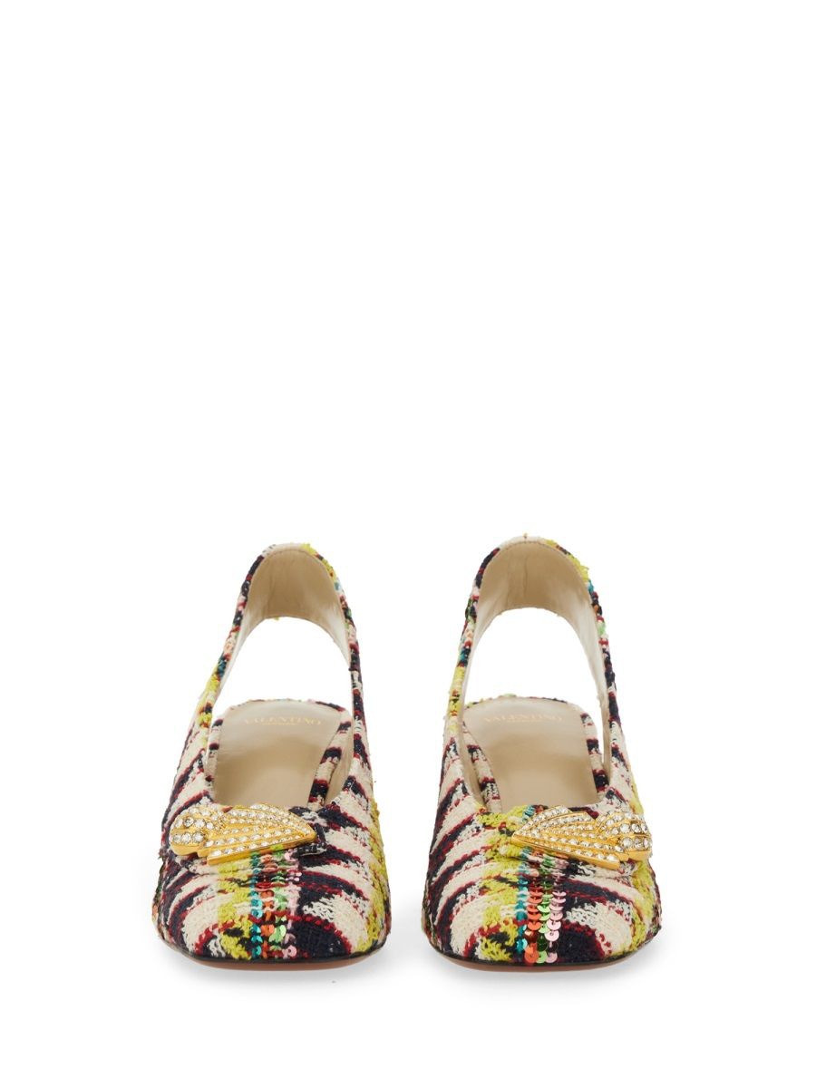 VALENTINO GARAVANI Multicolour Textured Sandals for Women