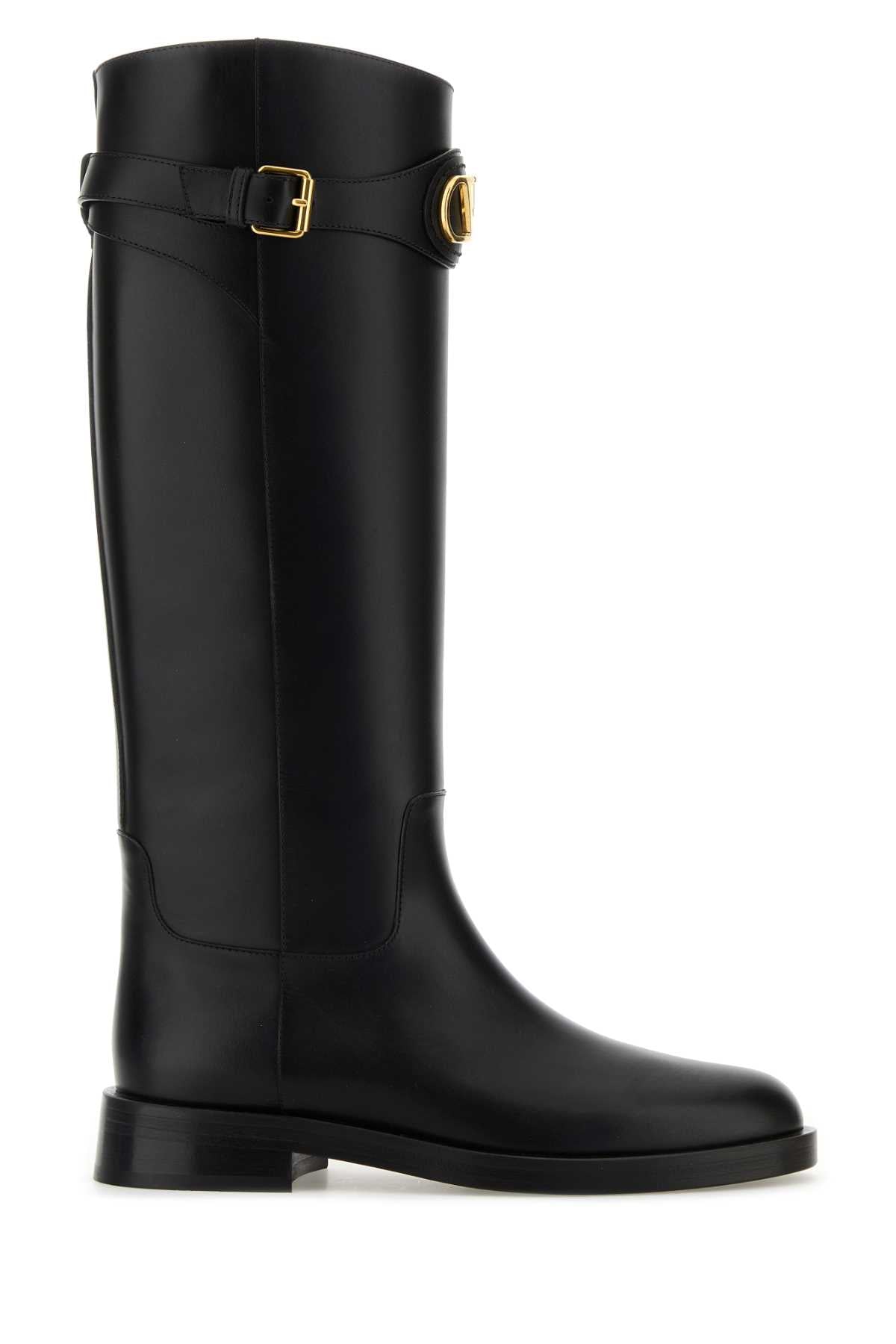 VALENTINO GARAVANI Vlogo Signature Mini Leather Boots for Women