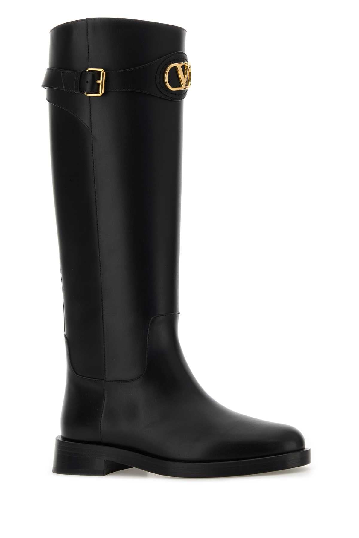VALENTINO GARAVANI Vlogo Signature Mini Leather Boots for Women