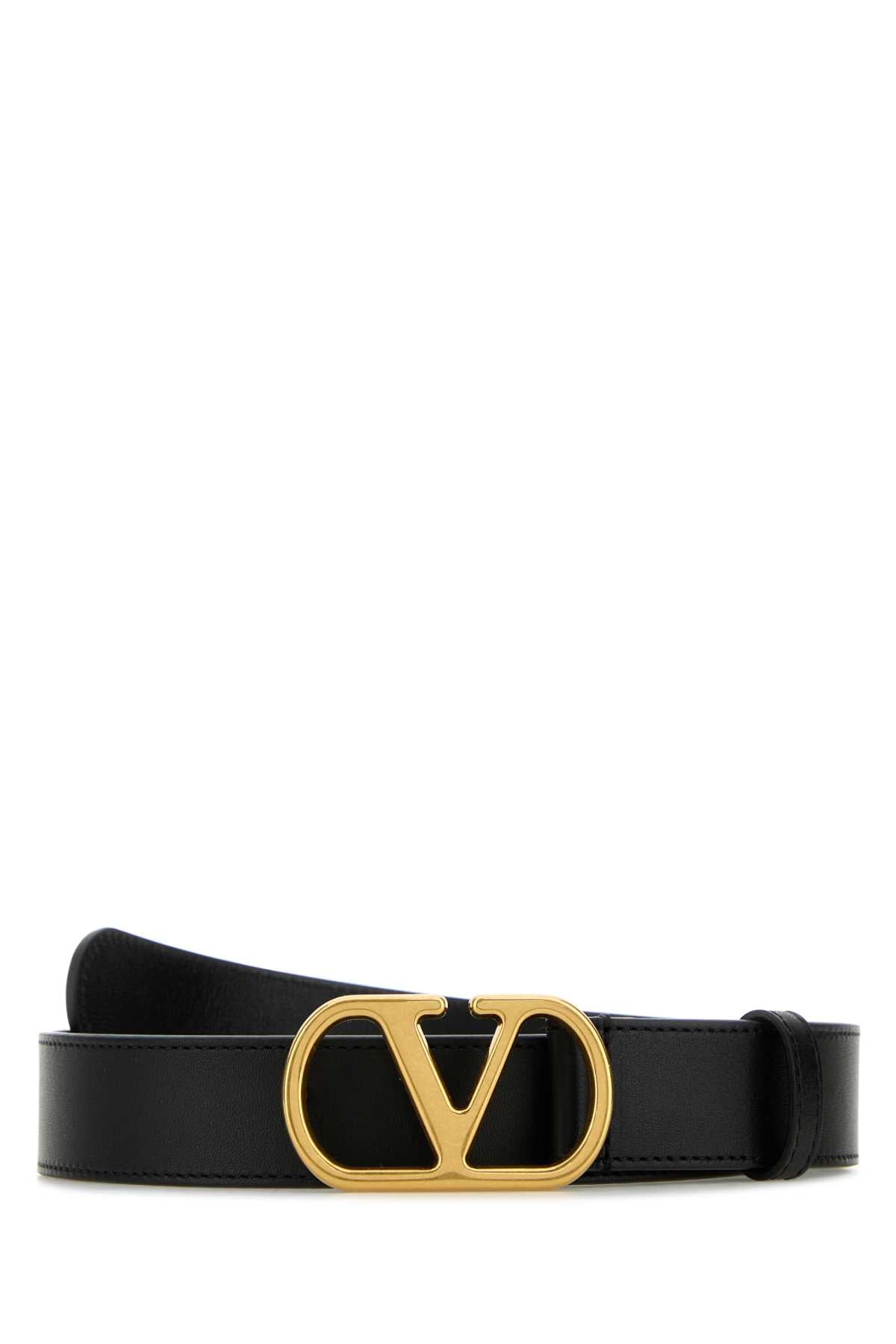 VALENTINO GARAVANI Premium Leather VLogo Belt H. 30 for Women