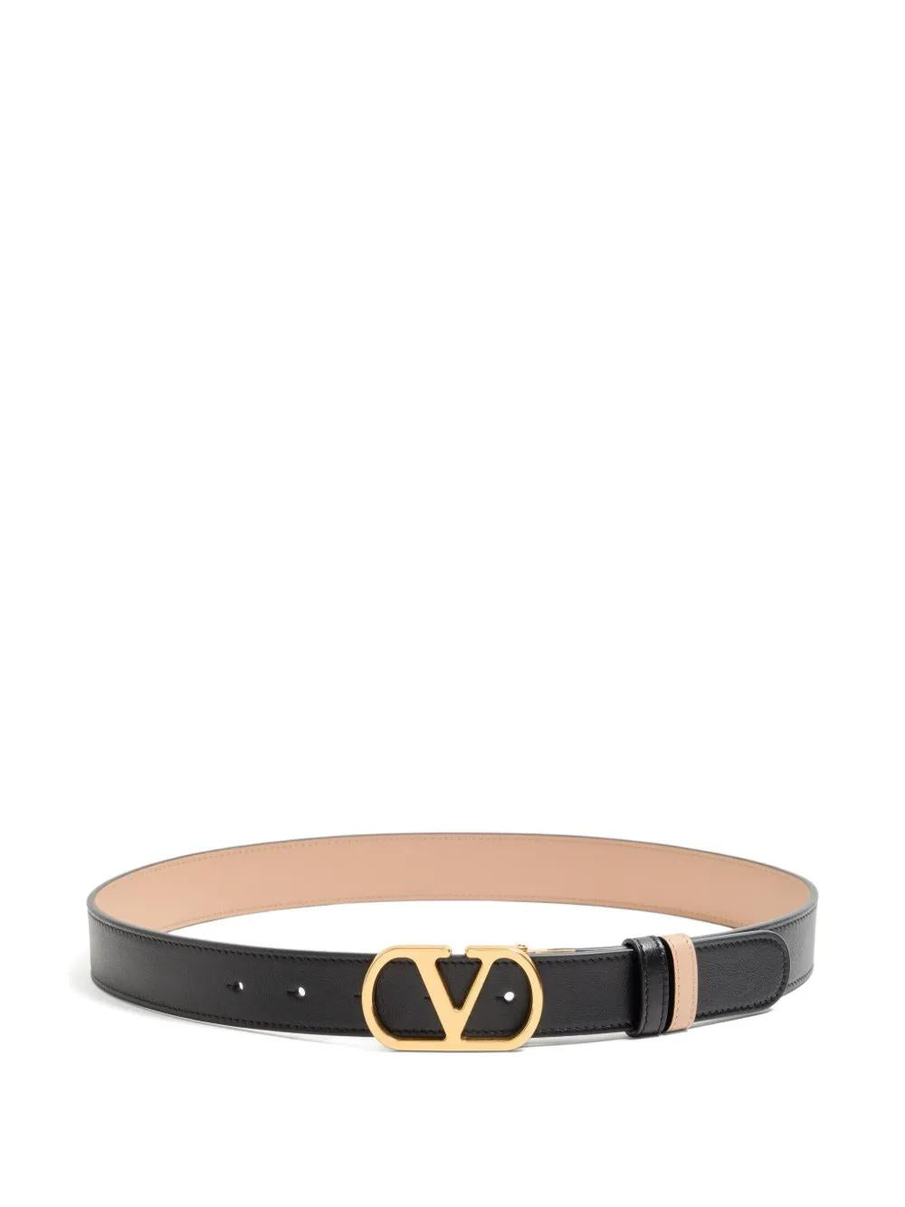 VALENTINO VLOGO Signature Reversible Leather Belt