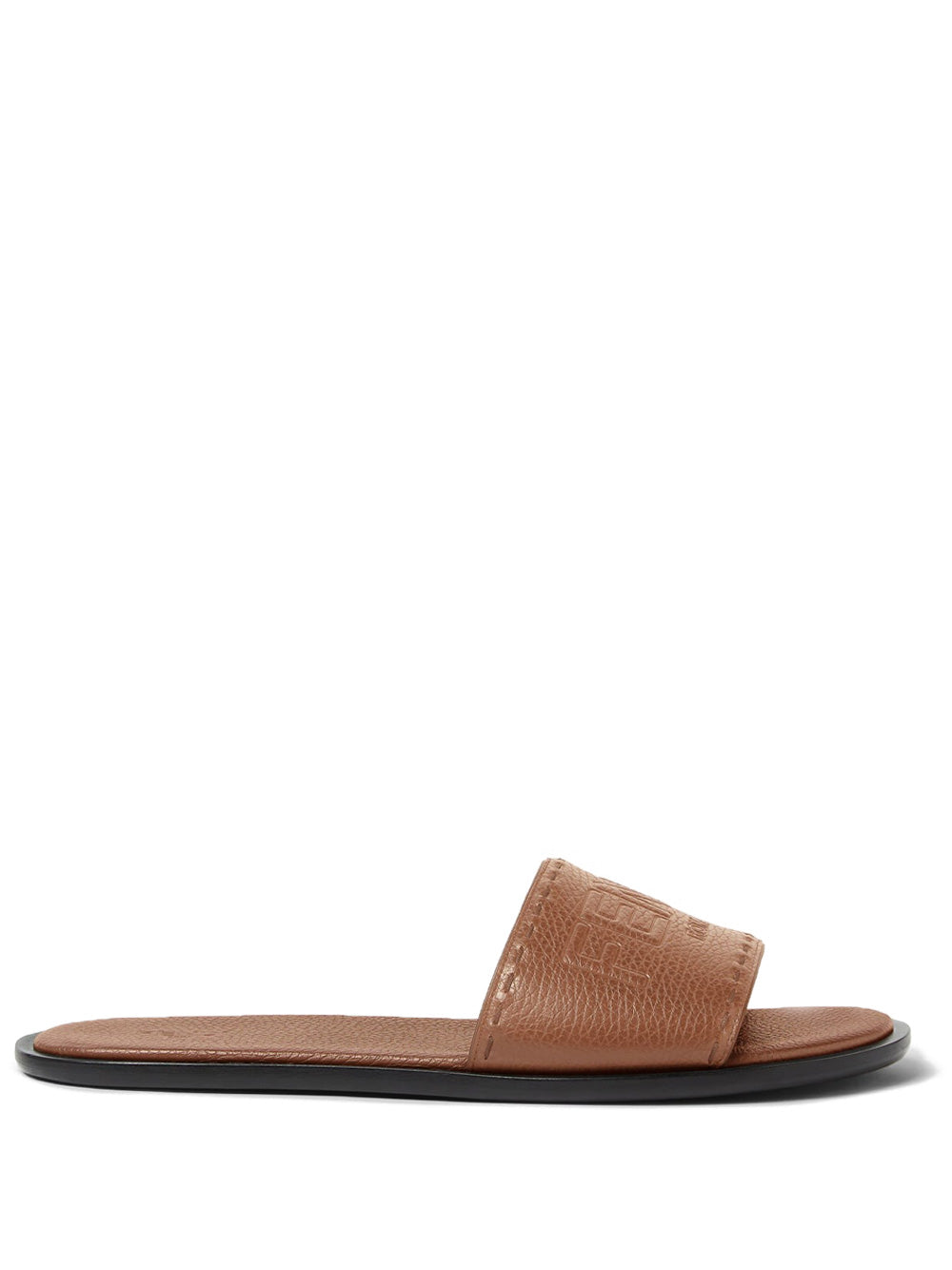 FENDI Leather Slippers for Men - SS25 Collection