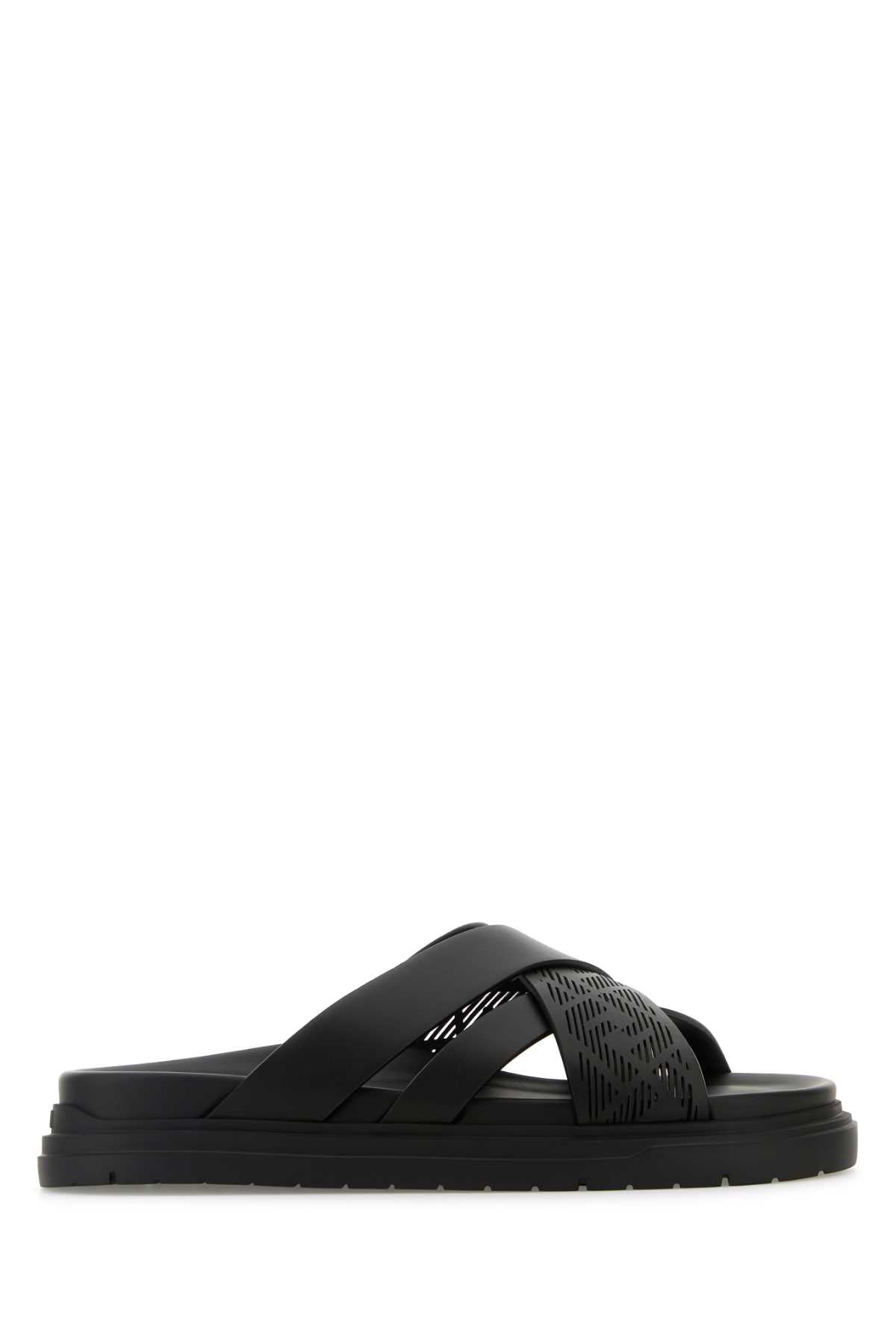 FENDI Luxury Leather Slide Sandal for Men