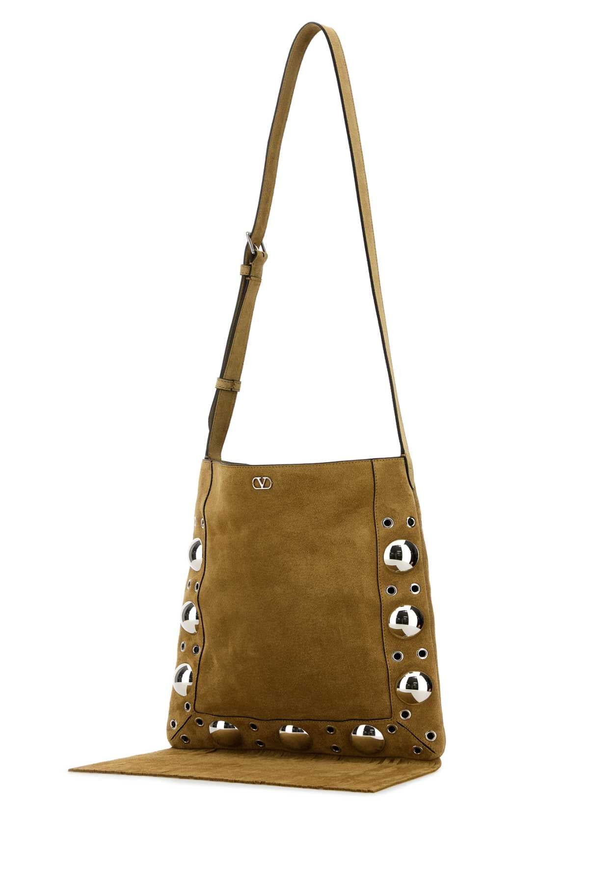 VALENTINO GARAVANI Medium Suede Crossbody Handbag