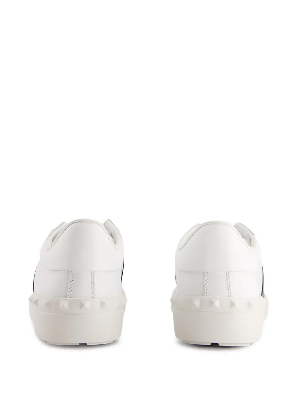 VALENTINO Open Design Leather Sneakers for Men