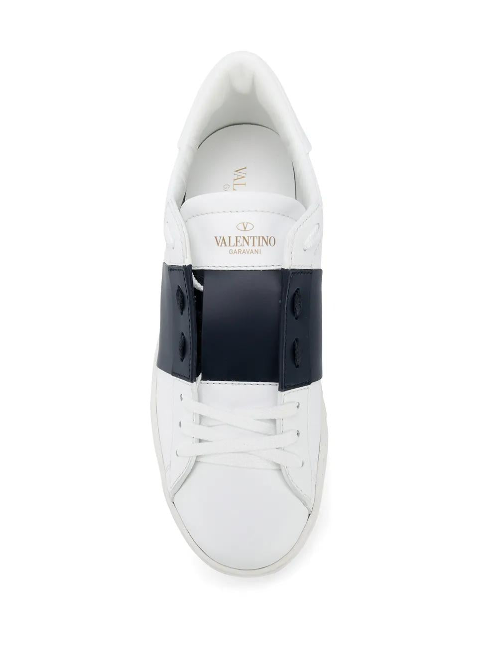 VALENTINO Leather Panel Sneaker for Men
