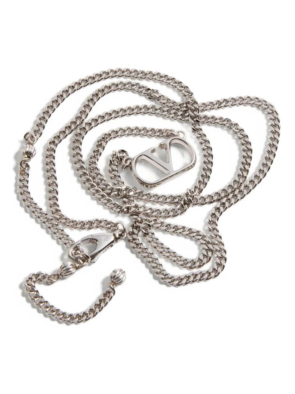 VALENTINO GARAVANI Signature Vlogo Necklace - Adjustable Length 63 to 72 cm
