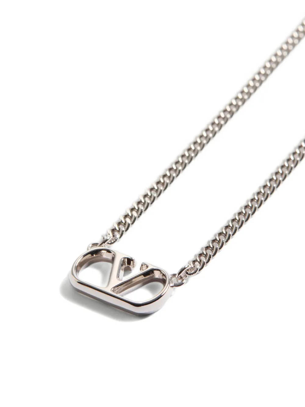 VALENTINO GARAVANI Signature Vlogo Necklace - Adjustable Length 63 to 72 cm